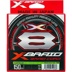 YGK Шнур плетеный X-Braid Braid Cord X8 150м #0.4