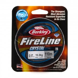 BERKLEY Шнур плетеный Fireline Fused Original 110м полупрозрачный 0.17мм 10.2кг Crustal