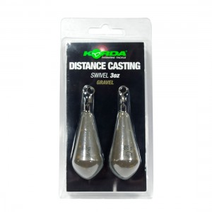 KORDA Грузило Distance Casting Swivel Gravel 3.0oz 84г