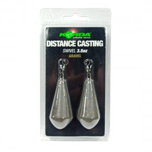 KORDA Грузило Distance Casting Swivel Gravel 3.5oz 98г