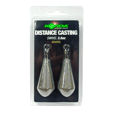 KORDA Грузило Distance Casting Swivel Gravel 3,5oz 98г