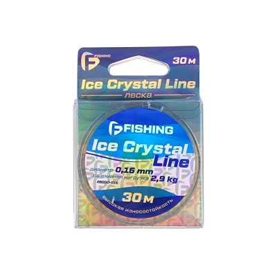 F-FISHING Леска Ice Crystal Line 30м 0,16мм