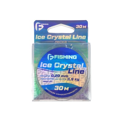 F-FISHING Леска Ice Crystal Line 30м 0,20мм