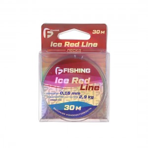 F-FISHING Леска Ice Red Line 30м 0,16мм