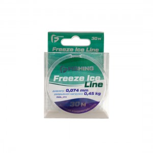 F-FISHING Леска Freeze Ice Line 30м 0,074мм 0,45кг
