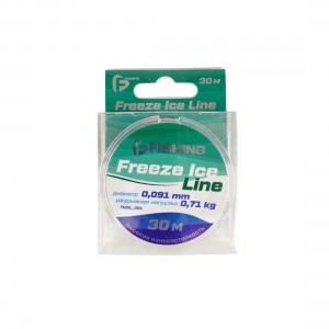 F-FISHING Леска Freeze Ice Line 30м 0,091мм 0,71кг