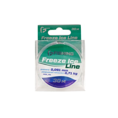 F-FISHING Леска Freeze Ice Line 30м 0,091мм 0,71кг
