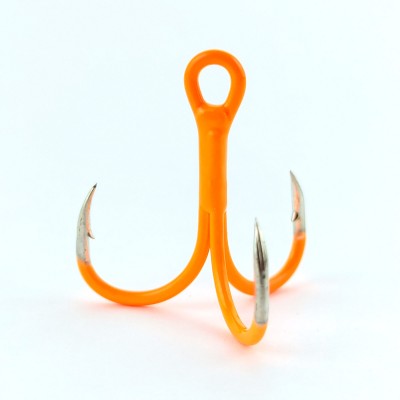 FLAGMAN Крючок тройной Treble hook F41 Orange №2 5шт