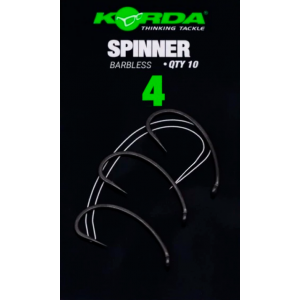 KORDA Крючок Spinner B PTFE №4 без бородки 10шт