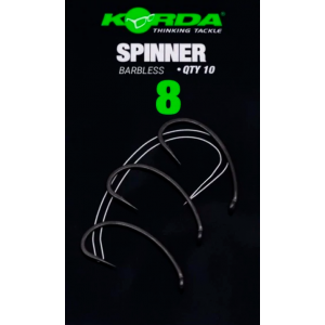 KORDA Крючок Spinner B PTFE №8 без бородки 10шт