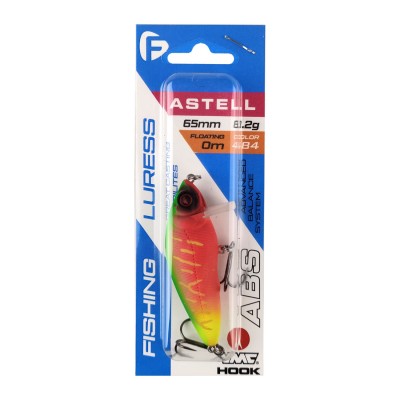 F-FISHING Воблер Astell 65F 65мм 8.2г 484 Плавающий F-FISHING Воблер Astell 65F 65мм 8.2г 484 Плавающий