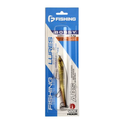 F-FISHING Воблер Bossy 110F-DR 110мм 14.4г 1.0-2.5м 487 Плавающий F-FISHING Воблер Bossy 110F-DR 110мм 14.4г 1.0-2.5м 487 Плавающий