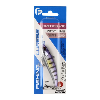 F-FISHING Воблер Credos Vib 70S 70мм 13г 480 Тонущий