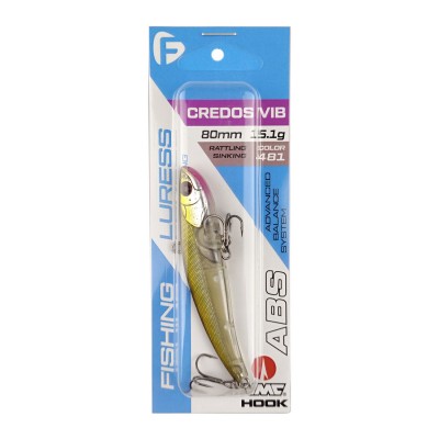 F-FISHING Воблер Credos Vib 80S 80мм 15.1г 481 Тонущий