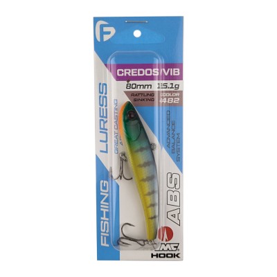 F-FISHING Воблер Credos Vib 80S 80мм 15.1г 482 Тонущий