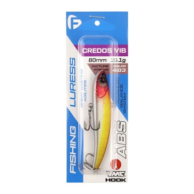 F-FISHING Воблер Credos Vib 80S 80мм 15.1г 483 Тонущий