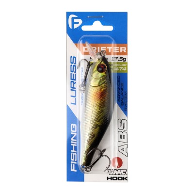 F-FISHING Воблер Drifter 90мм 17.5г 0.5-2.0м 474 Суспендр F-FISHING Воблер Drifter 90мм 17.5г 0.5-2.0м 474 Суспендр