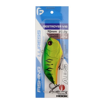 F-FISHING Воблер Destroyer Vib 70S 70мм 20.2г 479 Тонущий