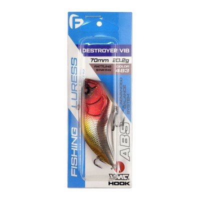 F-FISHING Воблер Destroyer Vib 70S 70мм 20.2г 483 Тонущий