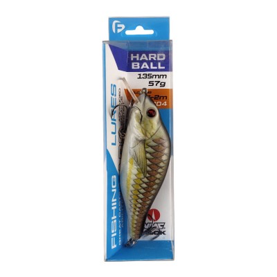 F-Fishing Воблер Hard Ball 135F 135мм 57г 0.5-2.0м 304 Плавающий