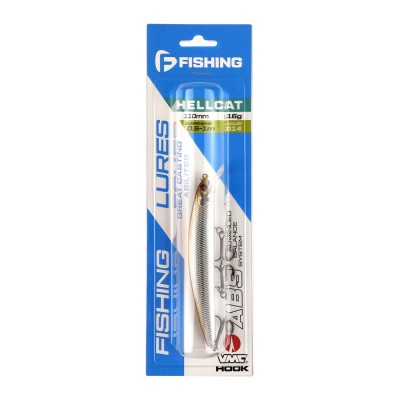 F-FISHING Воблер Hellcat 110SP 110мм 16г 0.5-1.0м 014 Суспендр
