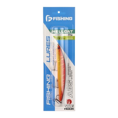 F-FISHING Воблер Hellcat 130SP 130мм 20г 0.5-2.0м 003 Суспендр