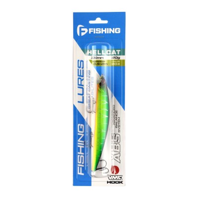 F-FISHING Воблер Hellcat 130SP 130мм 20г 0.5-2.0м 004 Суспендр