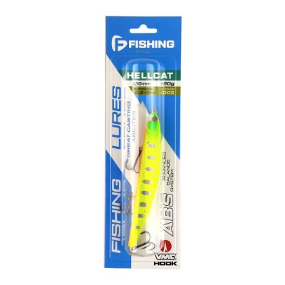 F-FISHING Воблер Hellcat 130SP 130мм 20г 0.5-2.0м 005 Суспендр