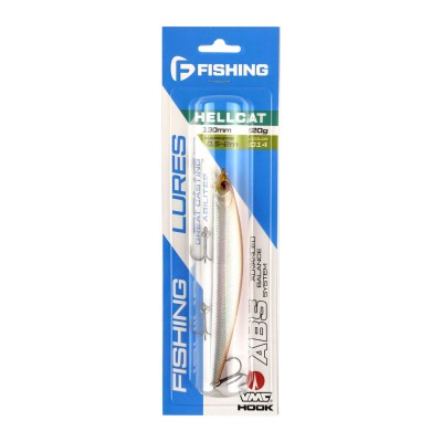 F-FISHING Воблер Hellcat 130SP 130мм 20г 0.5-2.0м 014 Суспендр