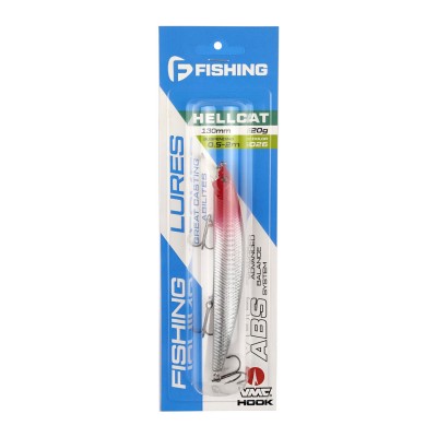F-FISHING Воблер Hellcat 130SP 130мм 20г 0.5-2.0м 026 Суспендр