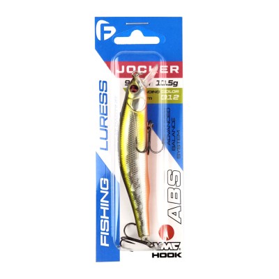 F-FISHING Воблер Jocker 90SP 90мм 10.5г 0.5-1.0м 012 Суспендр F-FISHING Воблер Jocker 90SP 90мм 10.5г 0.5-1.0м 012 Суспендр