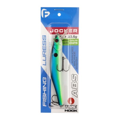 F-FISHING Воблер Jocker 90SP 90мм 10.5г 0.5-1.0м 025 Суспендр