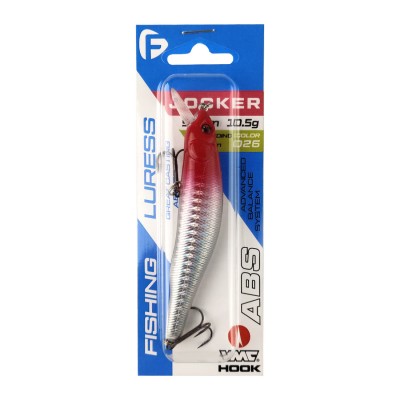 F-FISHING Воблер Jocker 90SP 90мм 10.5г 0.5-1.0м 026 Суспендр