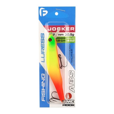 F-FISHING Воблер Jocker 90SP 90мм 10.5г 0.5-1.0м 452 Суспендр
