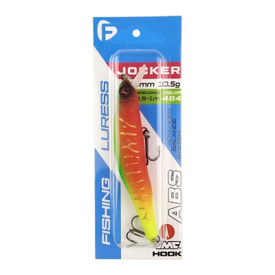 F-FISHING Воблер Jocker 90SP 90мм 10.5г 0.5-1.0м 484 Суспендр