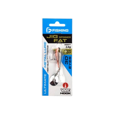 F-FISHING Блесна Jig Spinner Fat 14г цвет 07