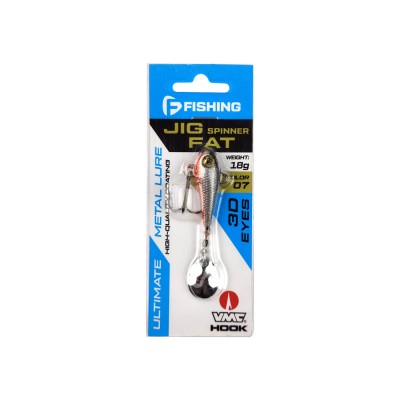 F-FISHING Блесна Jig Spinner Fat 18г цвет 07