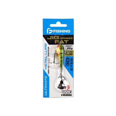 F-FISHING Блесна Jig Spinner Fat 22г цвет 06