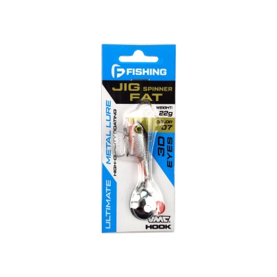 F-FISHING Блесна Jig Spinner Fat 22г цвет 07