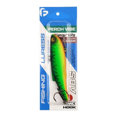 F-FISHING Воблер Perch Vibe 90мм 32г F1858 Тонущий