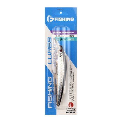 F-FISHING Воблер Robber Minnow 132MR-SF 132мм 2.0-2.5м 23г F202 Медленно всплывающий