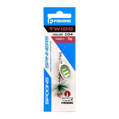 F-FISHING Блесна Twidd 5г цвет 104 F-FISHING Блесна Twidd 5г цвет 104