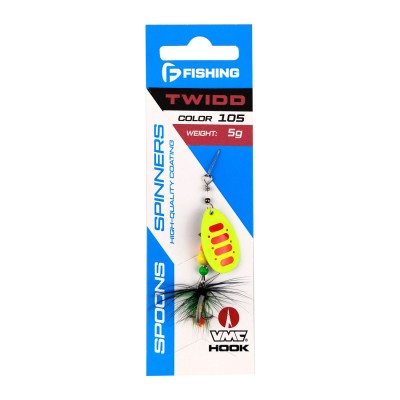 F-FISHING Блесна Twidd 5г цвет 105