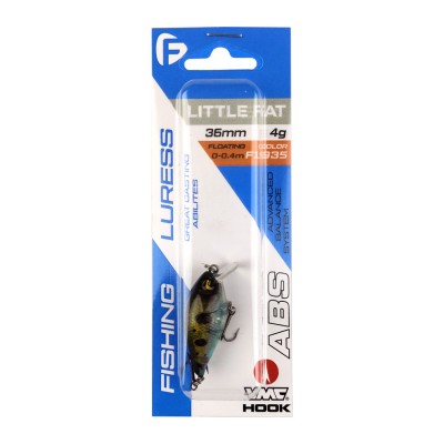F-FISHING Воблер Little Fat SR 36мм 4г 0.0-0.4м F1935 Плавающий F-FISHING Воблер Little Fat SR 36мм 4г 0.0-0.4м F1935 Плавающий
