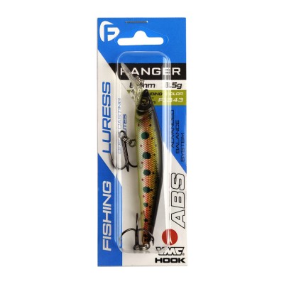F-FISHING Воблер Ranger 85мм 8.5г 0.5-1.5м F1343 Суспендр