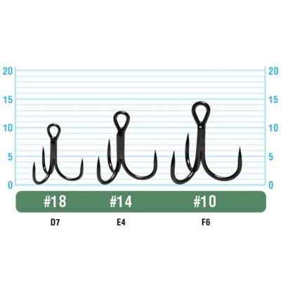 OWNER Крючок тройной STBL-36BC №18 8шт