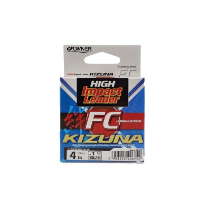 OWNER Леска Kizuna FC super clear 50м 0,17мм 1,81кг