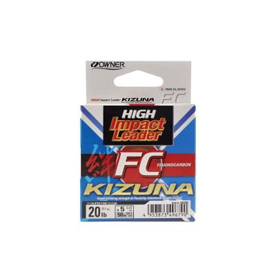 OWNER Леска Kizuna FC super clear 50м 0,37мм 9,07кг