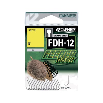 OWNER Крючок Feeder Hook FDH-12 white №14 20шт