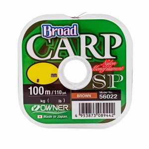 OWNER Леска Broad Carp SP brown 100м 0.16мм 2кг